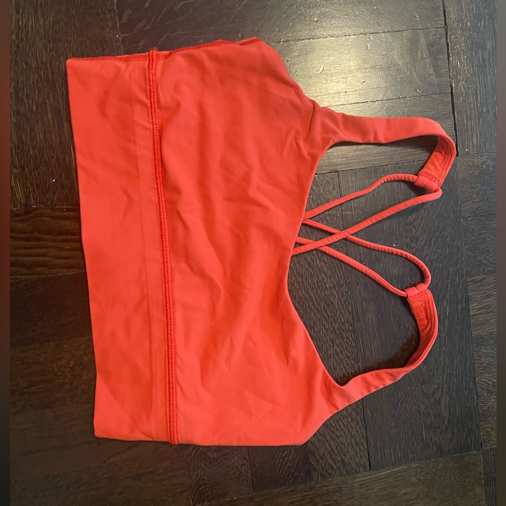 Lululemon peach sports bra